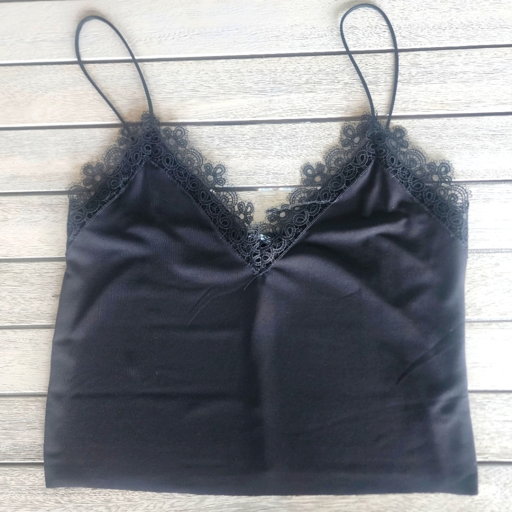 Zara | Woman's Black Cami | SZ M